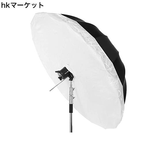 Godox 写真スタジオ 70インチ178 cmブラックシルバー反射傘スタジオ照明傘付き大きな拡散カバー布 (Godox 70インチ 黒と銀傘 + 拡散カバの通販は 9,882円