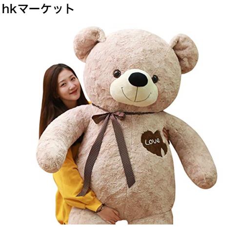 AMIRA TOYS ぬいぐるみ 特大 くま テディベア クマ ぬいぐるみ テディベア ぬいぐるみ大きい クマのぬいぐるみ くまのぬいぐるみ (ブラウの通販は