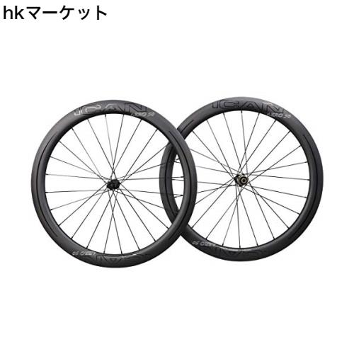 ICAN(アイカン) AERO ディスクブレーキ ホイール チューブレス 35mm/40mm選択可 (12*100mm/12*142mm, 50mm AERO)の通販は