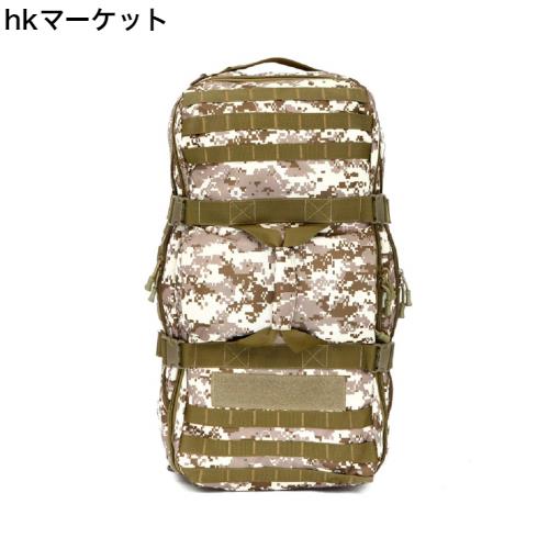 [PHOENIX IKKI] 60L 大容量 3WAY 選べる4色 迷彩 多ポケット 撥水耐震 海外旅行 長期旅行 登山に最適 多機能 アルパインパック ミリタリ