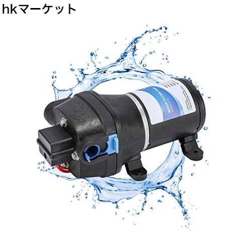 NEWTRY ダイヤフラム水ポンプ 給水 排水ポンプ 圧力スイッチ 自吸式ポンプ 小型 12.5L/min 最大揚程25ｍ RV、ヨット 濾過器と四つのコネの通販は