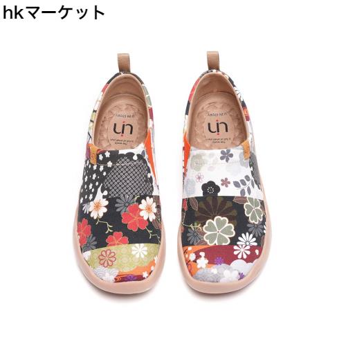 [UIN] 旅行靴 スリッポン レディース スニーカー 和風コレクション 靴 シューズ ウォーキングシューズ クッション性 カジュアル 日常着用の通販は
