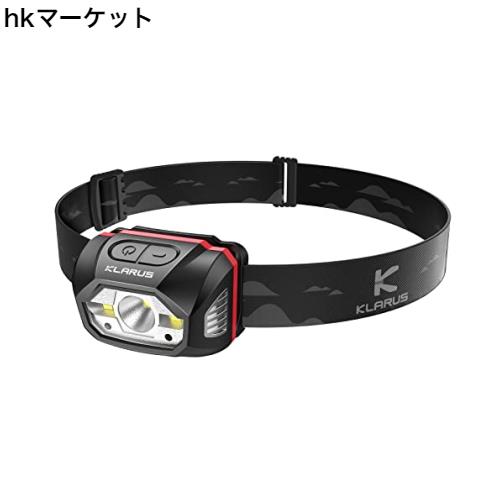 KLARUS HM1 440ルーメン充電式ジェスチャーセンサーヘッドトーチ、5モード70時間ランタイム、ランニング、キャンプ、ハイキング、ハンテの通販は 5,308円