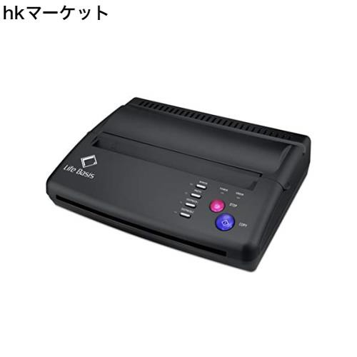 LifeBasis TATTOOタトゥー下絵転写用 持ち運びポータブル コピーマシン 転写機タトゥー複写機 サーマルコピー【転写紙10枚セット付き】【の通販は