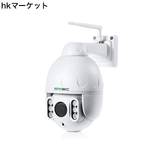 防犯カメラ 屋外 監視カメラ 2.4Ghz/5Ghz wifi ワイヤレス 500万画素 AI人体検知機能 PTZ機能 5倍光学ズーム パンチルト 50mまで暗視撮影