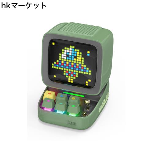 Divoom Ditoo-ProポータブルBluetoothスピーカー3.55インチLEDスクリーンピクセルディスプレイ、DSPワイヤレススピーカーAPPコントロール