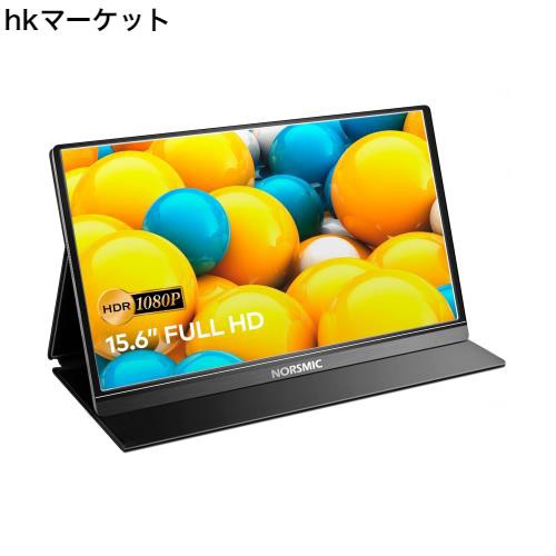 モバイルモニター アルミ合金製 NORSMIC 15.6インチ モバイルディスプレイ デュアルType-C全機能端子/miniHDMI端子 100%広色域 ゲームモの通販は 20,963円