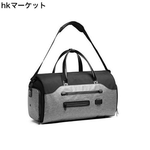 3WAYガーメントバッグ 50L大容量 IDEASHOW スーツ収納/靴収納ダッフルスーツカバー 型くずれ防止ボストンバッグ 出張用ビジネスバッグ リ