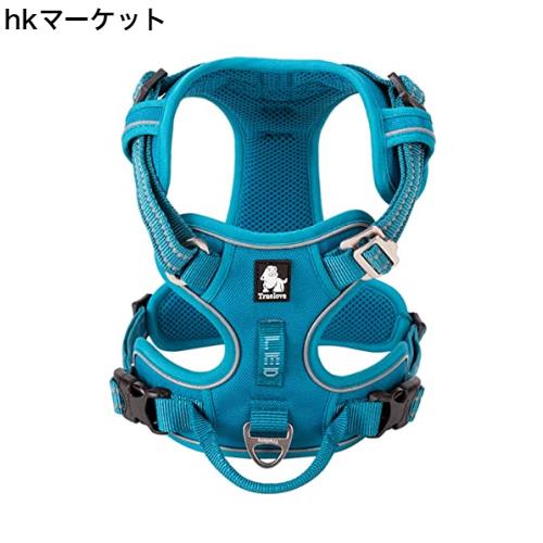 cocomall 2020新型 犬用ハーネス 犬用胴輪 ドッグ ペット用品 ハーネス 3M反射材料 訓練 ナイロン製 小型犬、中型犬、大型犬に向け 通気の通販は