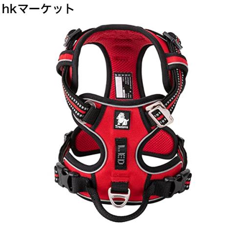 cocomall 2020新型 犬用ハーネス 犬用胴輪 ドッグ ペット用品 ハーネス 3M反射材料 訓練 ナイロン製 小型犬、中型犬、大型犬に向け 通気の通販は 4,666円