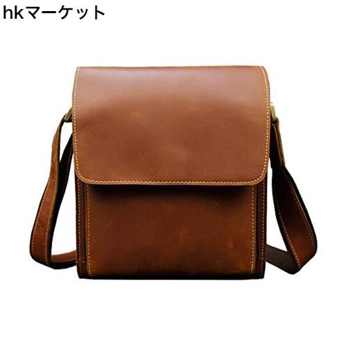 [Luufan] 本革 ショルダーバッグ メンズ メッセンジャーバッグ iPad対応 レザー 斜め掛けバッグ 通勤鞄 アウトドアの通販は 14,484円