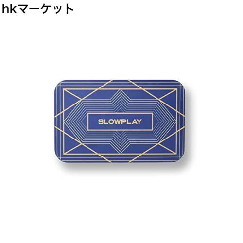SLOWPLAYポーカープラーク 角チップ｜ブルー10枚 ヨーロッパ