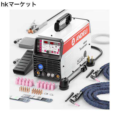 ANDELI 100V/200V 200AMP アルミ溶接機 TIG 溶接機 AC DC Clod/Tig 溶接機 TIG-250PLS (アルミ溶接トーチ付く)