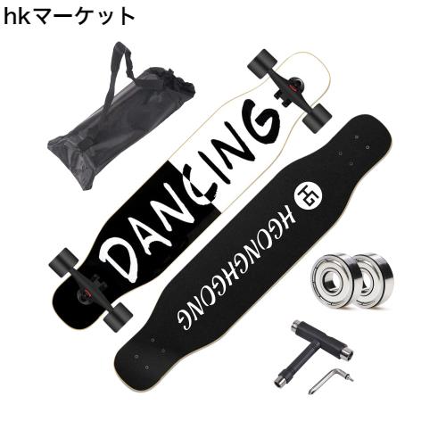 HG HGONG HGONGスケートボード 42インチ スケボー ロングボード四輪スケートボードのダンスステップボード 高精度 ABEC-11ベアリング採用の通販は