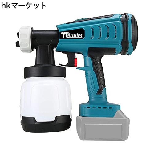 Ｔonsim 「トンシム」マキタバッテリー用18VコードレスハンドヘルドペイントスプレーハイパワーHVLP家庭用電気スプレーガン家庭用およびの通販は