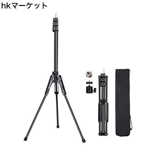 Say good ライトスタンド 190CM 超軽量 5段伸縮 撮影用スタンド カメラ三脚 収納長49CM 写真スタジオ用 リングライトスタンド クリップオの通販は 5,678円