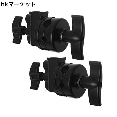 Selens グリップヘッド スイベルヘッド 多機能ヘビーデューティー 2.5in アダプター Cスタンド ライトスタンド ブームアーム 他の撮影機