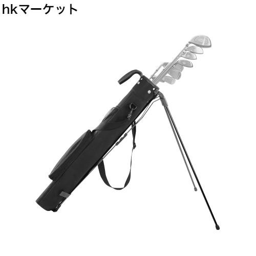 Rxakudedo 8-9本収納 ゴルフバック ゴルフクラブケース ゴルフ セルフスタンド クラブケース &大型ポケット付き 超軽量 大容量収納 筒型の通販は