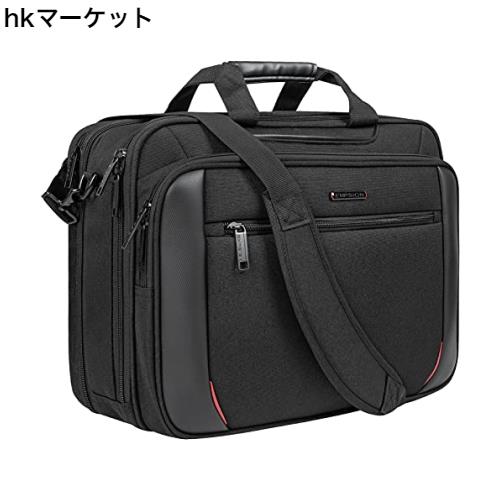[EMPSIGN] ビジネスバッグ 17.3インチPC対応 メンズ PCバッグ A4 B4 大容量 2way 撥水 ラップトップバッグ マチ拡張可能 ショルダーバッの通販は 5,491円