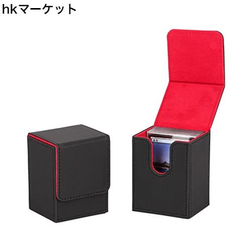 デッキケース トレカケース 縦入れ 約100+枚収納 PUレザー