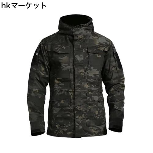 eleitchtee] [LHT]アウトドアジャケット メンズ 多機能 フード付き