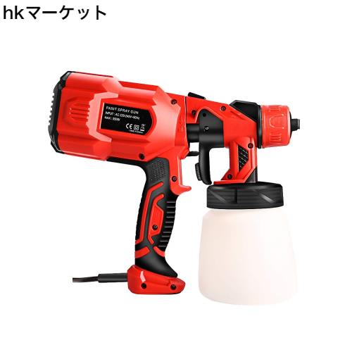 Karubi 電動スプレーガン 電動塗装機 スプレー塗装 電気スプレーガン ペイントスプレー HVLPスプレーガン 1.8 mmノズル 3スプレーパターの通販は 8,379円
