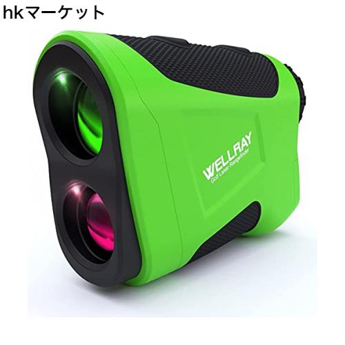 WELLRAY ゴルフ ゴルフ用距離計 6倍望遠 高低差機能防水距離計