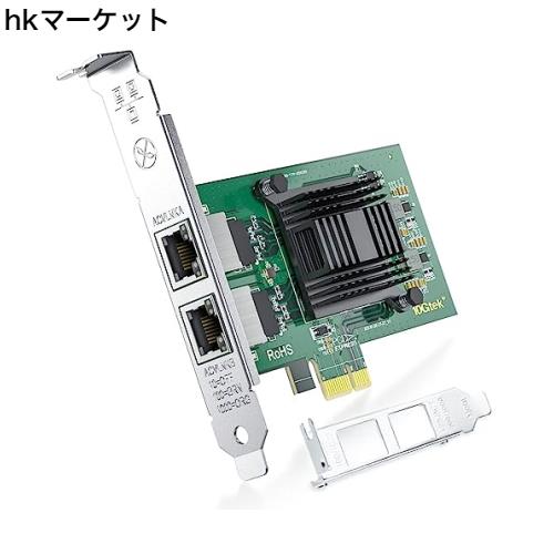 10/100/1000Mbps ギガビットイーサネット NICネットワークカード、Intel 82576チップ(E1G42ET)-ギガビットイーサネット デュアルRJ45銅サの通販は 4,936円
