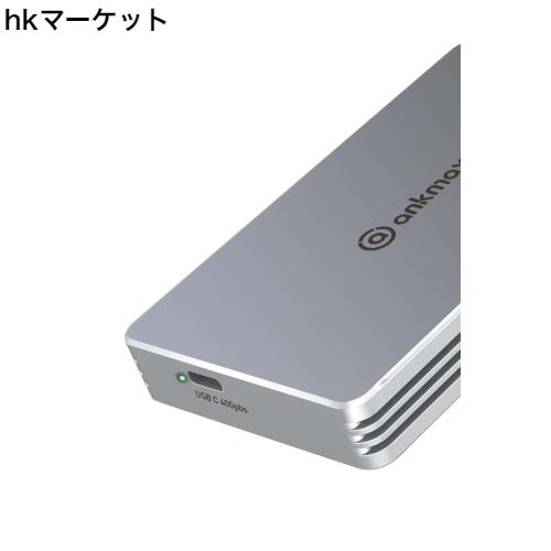 USB 4 M.2 NVMe SSD ケース USB 4 高放熱40Gbps to NVMe PCI-e M-Key(B+M Key)2280 ANKMAX UC4M2 超高速 Thunderbolt 3/4 USB3.2/3.1/3.0の通販は 14,158円