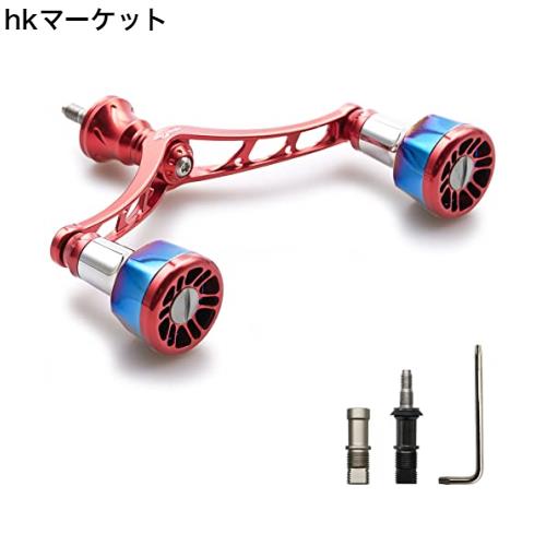 HEIGHTEN 改良 98mm リール ハンドル シマノ(Shimano) ダイワ(DAIWA) 通用 6色 70航空アルHEIGHTEN 110mm/98mm リール ハンドル シマノ(S