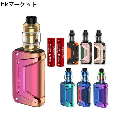 【爆煙KIT】GEEKVAPE L200 Aegis Legend 2 Kit with Z Sub-ohm 2021 Tank(イージス レジェンド2)＋VAPCELL 18650バッテリー２本セット 爆の通販は 8,725円