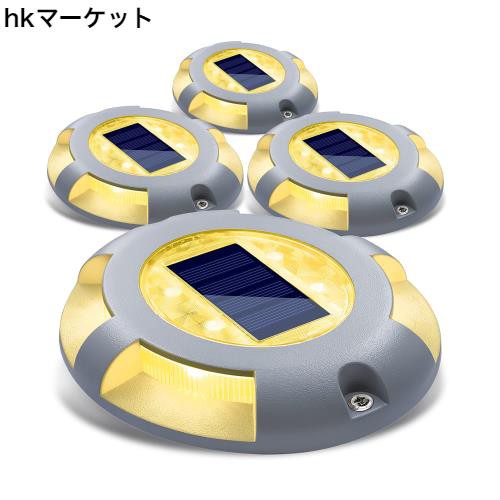 Siedinlar ガーデンライト 埋め込み式 ソーラーライト 屋外 防水 LED 金属製 デッキ 玄関 階段 足元 芝生 園芸 道路 駐車場 自動点灯 太の通販は 6,707円