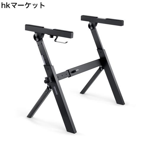 ごんごんページ Donner 電子キーボード ピアノ Z型 スタンド 折りたたみ式 高さ55-85cm