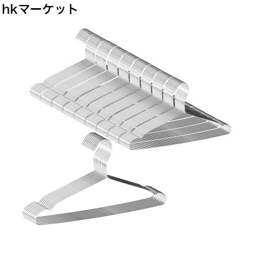 AUV ハンガー ステンレスハンガー 100本組 すべらない 洗濯 ハンガー 頑丈 錆びにくい 曲がらない ハンガー スカート シルバー ハンガー の通販は