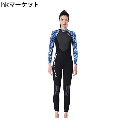 ウエットスーツ レディース 3mm ネオプレン素材 フルスーツ ダイビング サーフィン フィッシング ワンピース バックジップ仕様 マリンス