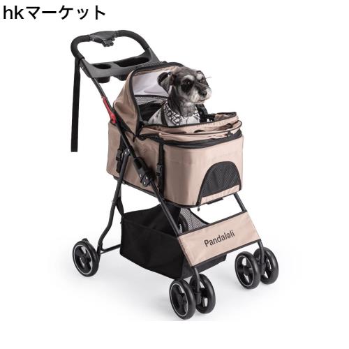 Pandaloli ペットカート ベビーカー 犬 バギー:小型犬 中型犬 猫 Pandaloli ペットカート ベビーカー 犬 バギー:小型犬 中型犬 猫