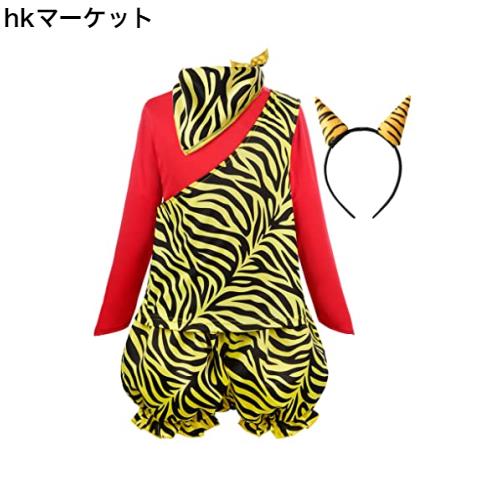 ReliBeauty] 節分 子供 コスプレ 鬼のパンツ 鬼のツノ カチューシャ 赤