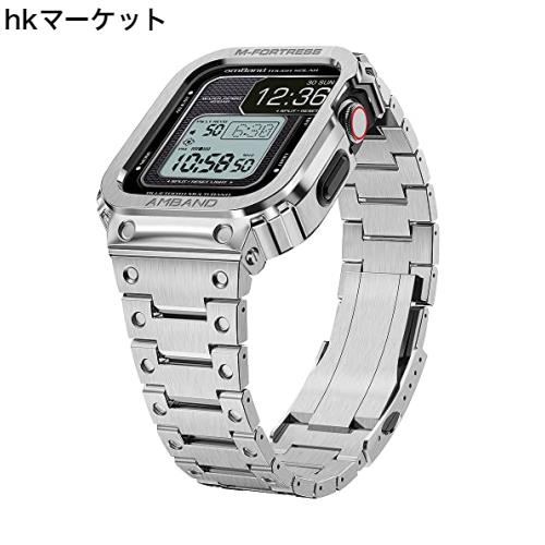 ☆ 2022改良モデル コンパチブル Apple Watc m シルバー 180 2022改良モデル】 コンパチブル Apple Watch バンド ステンレス