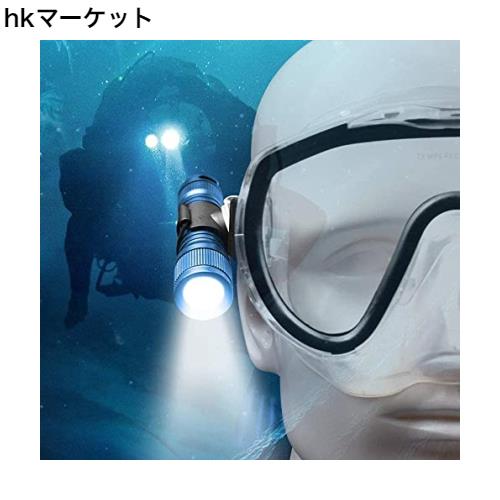 ORCATORCH D560 ミニダイビングライト 最大630ルーメン ダイバーライト 多機能懐中電灯 LED ナイトダイビング 水中ライト 水中150メート