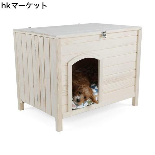 petsfit 犬小屋 組み立て不要 猫小屋 収納できる猫トイレ 猫用トイレ収納カバー 天然木 杉 小屋 犬舎 猫舎 木製ゲージ 小型犬/中型犬  すの通販はau PAY マーケット - hkマーケット | au PAY マーケット－通販サイト