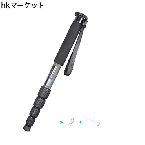 INNOREL 一脚 カメラ用 カーボン製 22lbs/10kg耐荷重 5セクション伸縮可能 コンパクト 便利 軽量 旅行用（RM285C）