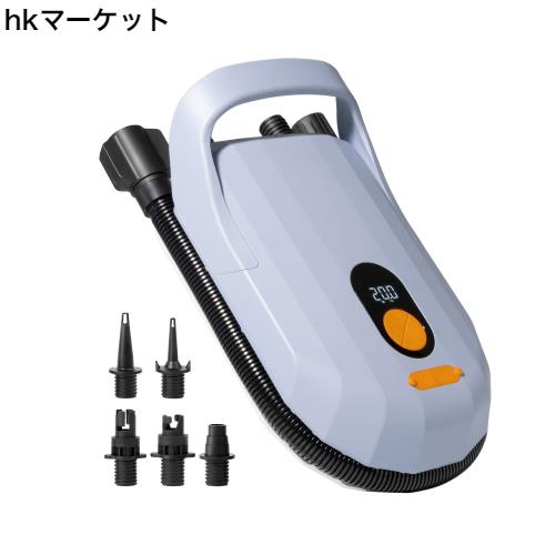 SUP 電動ポンプ サップ 空気入れ 電動 AIRBANK 7500mAhバッテリー内蔵