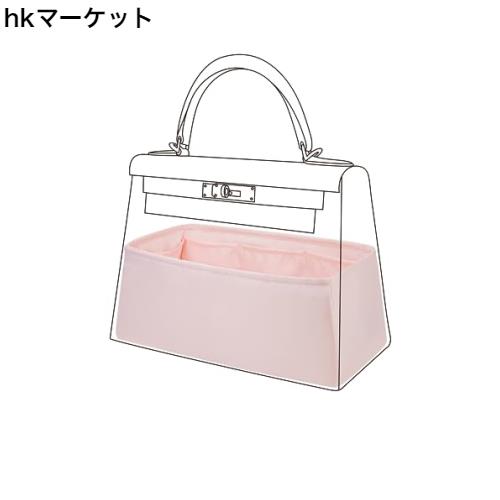 DGAZハ？ック？インハ？ックインナーバッグ 高級シルク サテン トートバッグ用 ケリーkelly25/28/32/35Bags（ ピンク、KL32）の通販は 7,958円