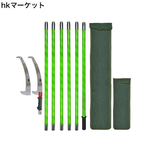 6.5M 高枝切りノコギリ 6段階 自由伸縮 手動剪定ノコギリ 替刃付き 耐久性合金鋼 高枝のこぎり 加長形 園芸用高枝鋸 (C)の通販はその他花・ガーデン・エクステリア・DIY工具