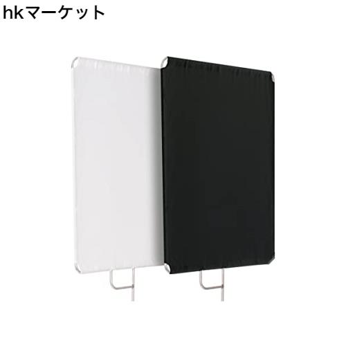 Selens 撮影用 フラッグパネル レフ板 75x90cm ディフューザー+ブラックリフレクターキット ステンレス製 撮影フラッグ 取り外し快速 スの通販は 10,232円