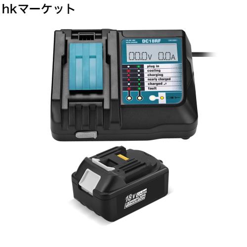 マキタ互換18vバッテリー充電器セットBL1830 マキタバッテリー 18v bl1830 1個 dc18rf マキタ 18v バッテリー マキタ互換バッテリー インの通販は 6,471円