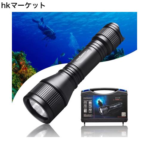 ORCATORCH D550 Max 1000ルーメン ダイビングライト ダイバーライト 多機能懐中電灯 LED ナイトダイビング 水中ライト 水中150mまで使用