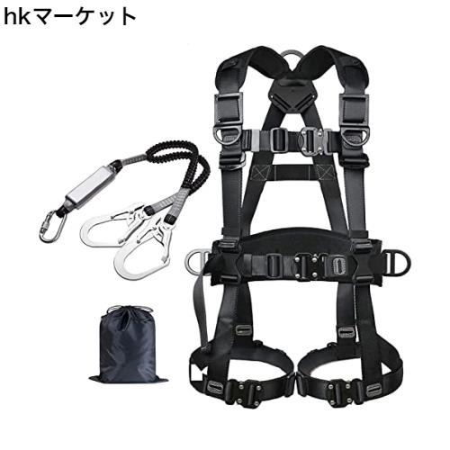 [QAZKOKO] フルハーネス 安全帯 新規格 セット適格請求書発行可能 速挿最新改良モデル ハーネス安全帯 新規格 セット 便利 安全 腹部と胸の通販は 8,292円