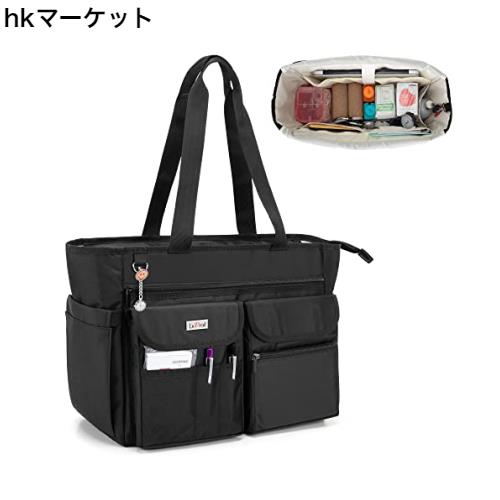 LoDrid 訪問看護 バッグ 看護師 往診バッグ 大容量 A4 メディカルバッグ (ブラック)の通販は 5,105円