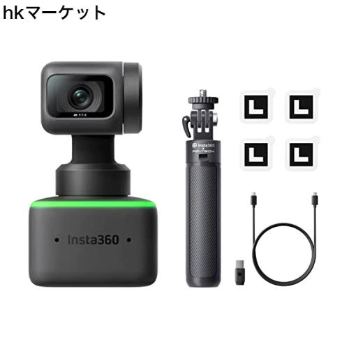 Insta360 Link三脚キット Webカメラ 4K PTZウェブカメラ 1/2インチセンサー AI追跡 3軸ジンバル ジェスチャー制御 HDR 位相差オートフォの通販は